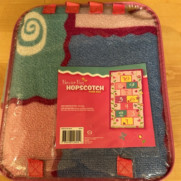 Girls Hopscotch Game Rug - Picture 2 of 2